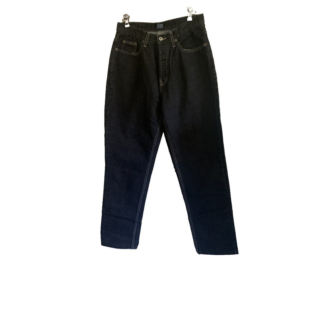 New Vintage Preview International Women's Black Button Fly Jeans Size 10R